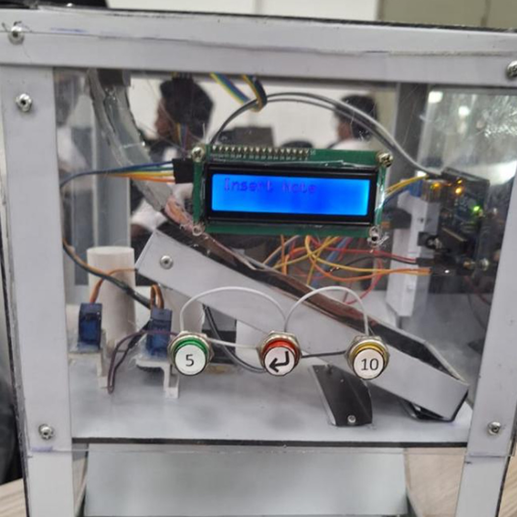 Note-to-Coin Exchanger 3D Render